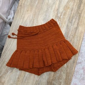 Misha and Puff 6/7 skating pond skirt in marmalade